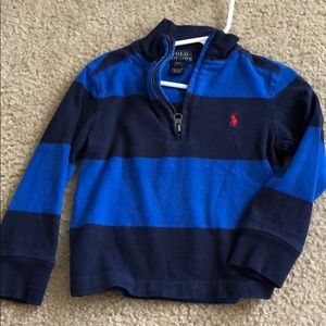 Polo half zip pullover